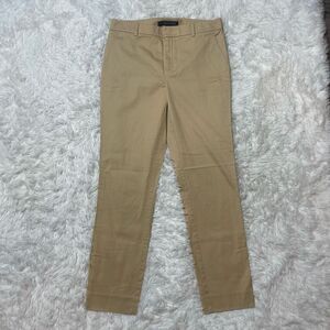 Ralph Lauren Black Label Pants Cotton Stretch Womens Size 4 Khaki Chino Work Sla